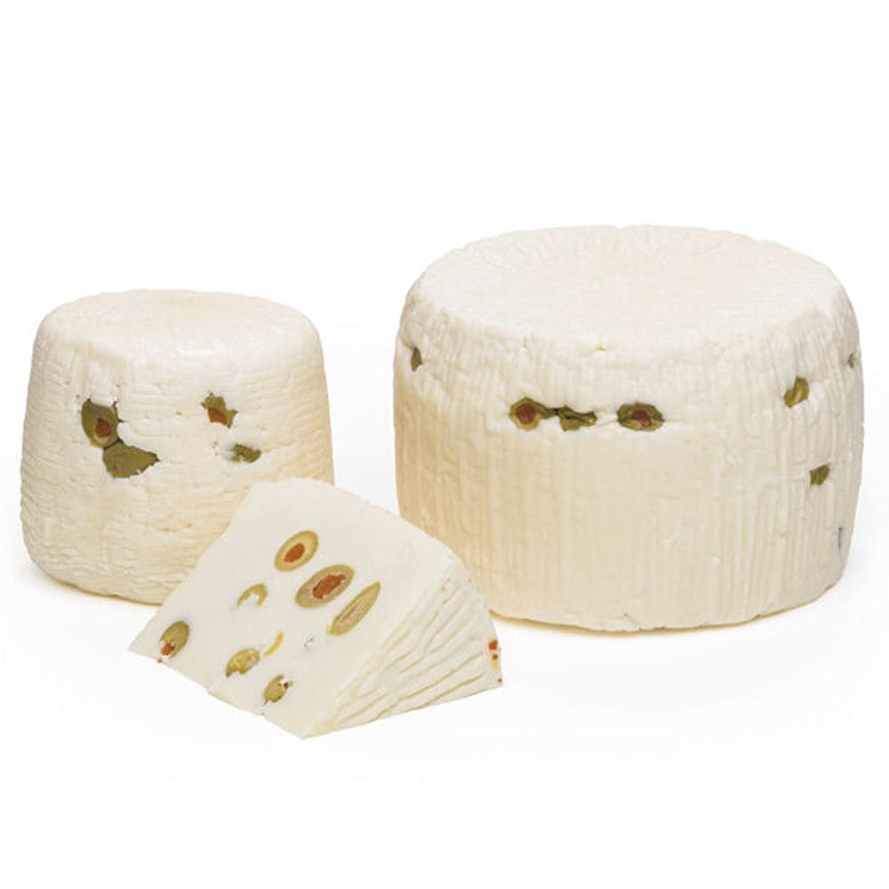 300/400 g – Formaggio Primo Sale con Olive